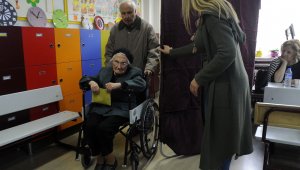 93 yaşında oy kullanma duyarlılığı