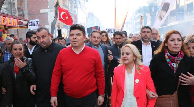 Buca'da binler Erhan Kılıç'la bahara yürüdü