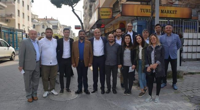 CHP'li Polat'tan Karşıyaka'da Esnaf Ziyareti