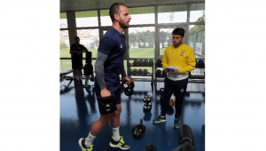 Fenerbahçe salonda çalıştı