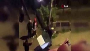 Hayvan kulübesini yıkan adam kamerada