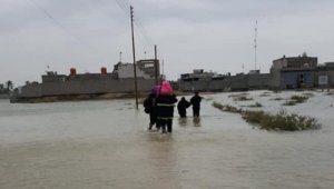 Irak'ın Basra kentinde sel felaketi: 1 ölü