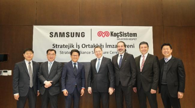 Koç sitem ve Samsung'tan Bölgsel Stratejik İş Ortaklığı İmzası 