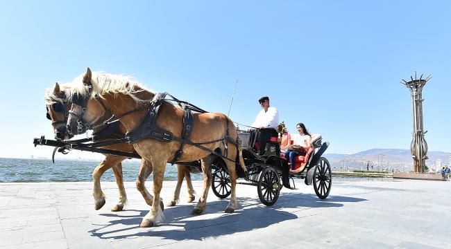 Kordon'a 'Elektrikli faytonlar' geliyor