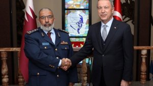 Milli Savunma Bakanı Akar, Katar Genelkurmay Başkanı'nı kabul etti
