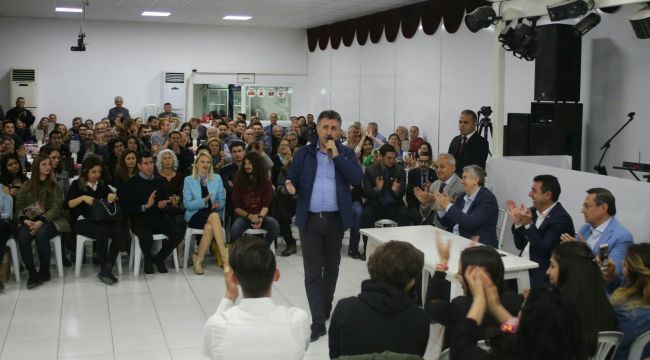 Serdar Sandal'dan Bayraklı'da gençlere müjde