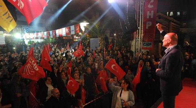 Soyer; 'Seferihisar'da yaktığımız bu ateş har olup Türkiye'yi saracak'