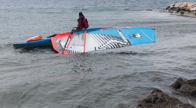 45 yaşındaki Norveçli, sörf tahtasıyla Sinop'a ulaştı