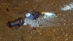 Adana'da duvar kenarında EYP bulundu