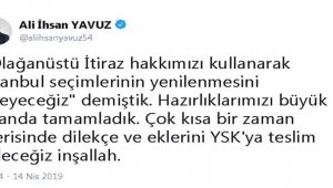 AK Parti'den 'olağanüstü' itiraz açıklaması