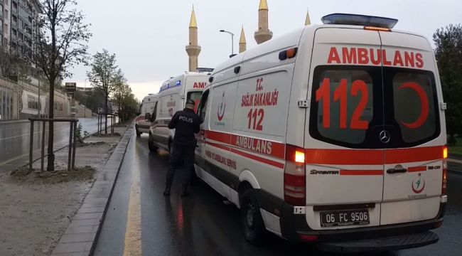 Ankara özel halk otobüsü kaza yaptı: 10 yaralı