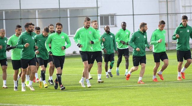 Atiker Konyaspor, Ankaragücü maçı hazırlıklarına devam etti