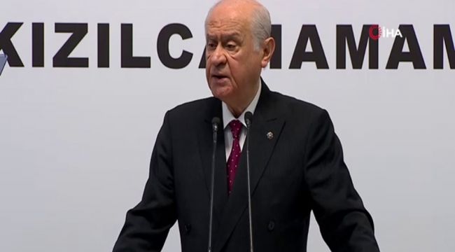 Bahçeli'den 'Cumhur İttifakı' vurgusu