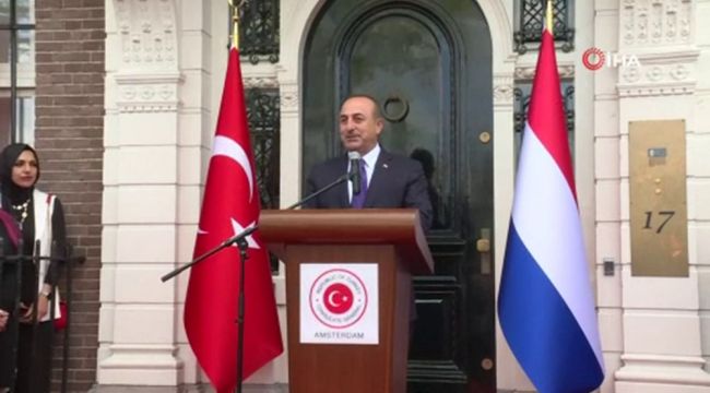 Bakan Çavuşoğlu, Amsterdam'da Başkonsolosluk binası açılışına katıldı