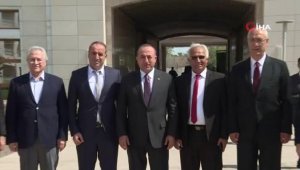 Bakan Çavuşoğlu Bağdat Büyükelçiliğinin yeni binasını inceledi