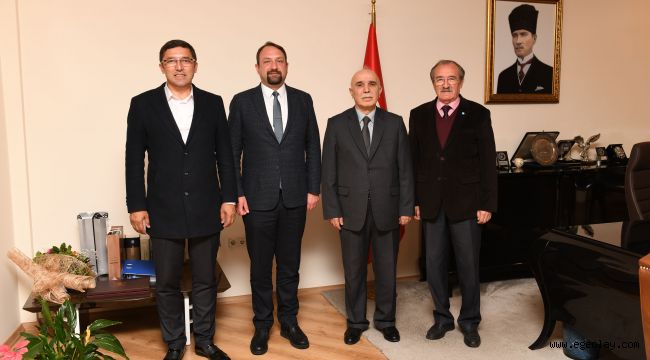 Başkan Gümrükçü'den İlçe Kaymakamına ziyaret