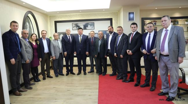 Başkan Kılıç'a ziyaretçi akını 