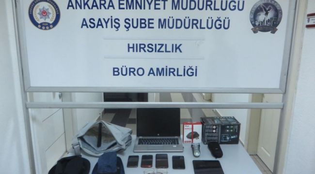 Başkent'te elektronik eşya hırsızlarına operasyon