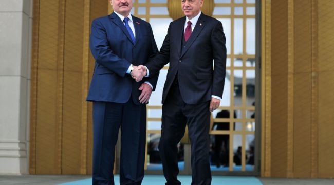 Belarus Cumhurbaşkanı Aleksandr Lukashenko Ankara'da