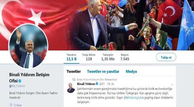 Binali Yıldırım'dan Kılıçdaroğlu'na saldırıya tepki