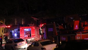 Boğaz manzaralı villada korkutan yangın