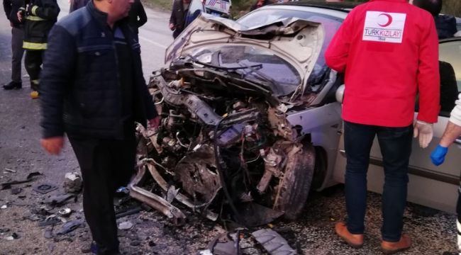 Bursa'nın Orhaneli ilçesinde kaza: 2 ölü, 8 yaralı