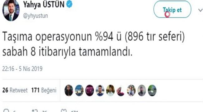 Büyük Göç"ün yüzde 94'ü tamamlandı