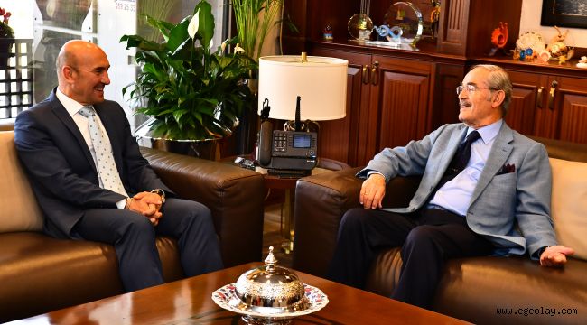 Büyükerşen'den Başkan Tunç Soyer'e tebrik ziyareti