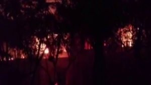 Çanakkale'de otel yangını
