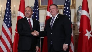 Çavuşoğlu, Pompeo ile görüştü