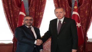 Cumhurbaşkanı Erdoğan ile El Meşri görüşmesi başladı