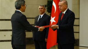 Cumhurbaşkanı Erdoğan, Singapur Büyükelçisini kabul etti