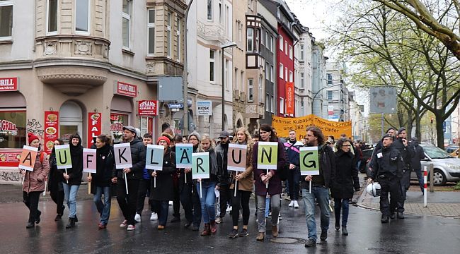 Dortmund'ta öldürülen Kubaşık için yürüdüler