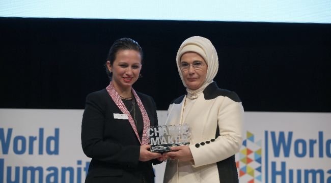 Emine Erdoğan'a "Changemaker" ödülü