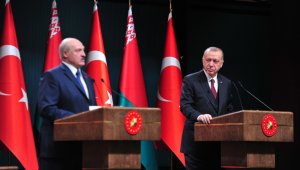 Erdoğan-Lukashenko ortak basın toplantısı 