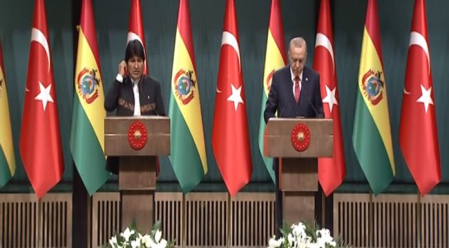 Erdoğan-Morales ortak basın toplantısı 