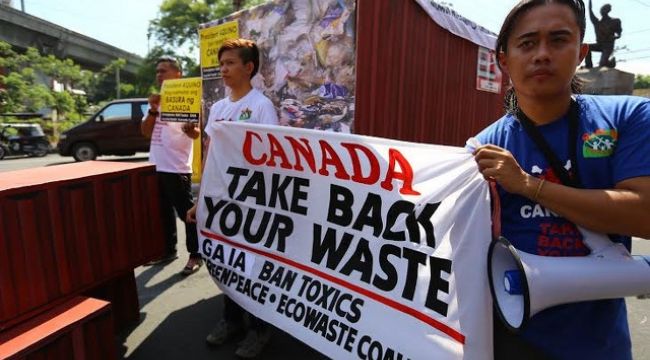 Filipinler'den Kanada'ya çöp yüzünden savaş tehdidi
