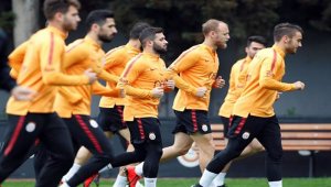 Galatasaray derbi hazırlıklarını sürdürdü