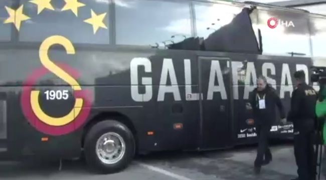 Galatasaray derbi için stada geldi