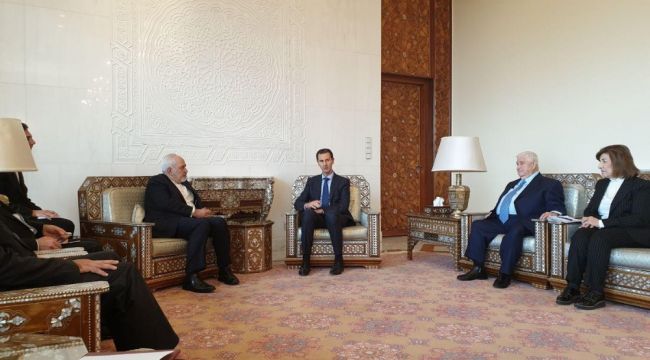 İran Dışişleri Bakanı Zarif, Esed ile bir araya geldi