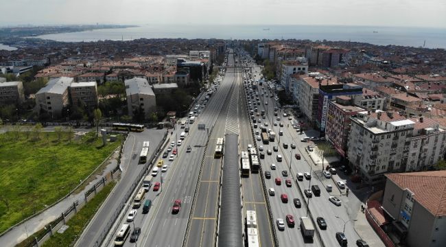 İstanbul'da alışılmadık görüntü