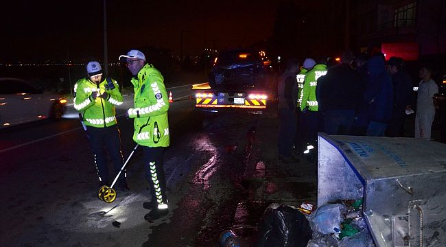 Kontrolden çıktı, önüne gelene çarptı: 2 yaralı