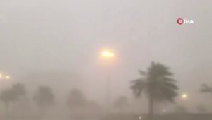 Kuveyt'te kum fırtınası hayatı felç etti