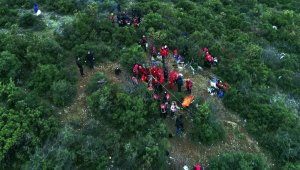 Mağaradaki kurtarma anları havadan görüntülendi