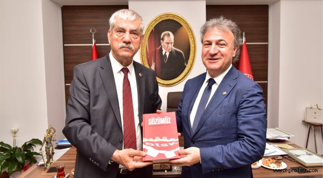 Mahir Polat ve Kani Beko'dan Başkan İduğ'a ziyaret