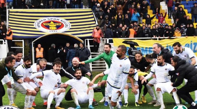 Menemen Belediyespor'a Başkan Aksoy Dopingi