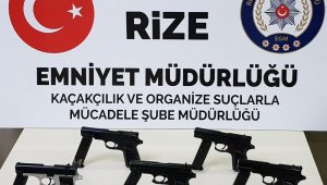 Rize'de silah kaçakçılarına ağır darbe