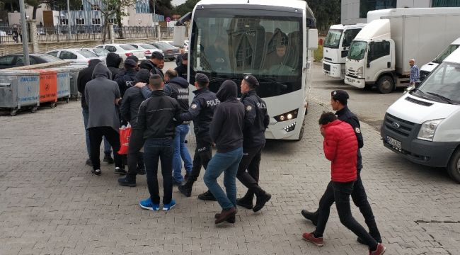 Samsun'da "torbacı" operasyonunda 6 kişi tutuklandı