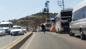 Şanlıurfa'da tek teker şovu yürekleri ağza getirdi