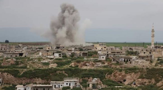 Suriye ve Rus savaş uçakları bomba yağdırdı: 13 sivil öldü